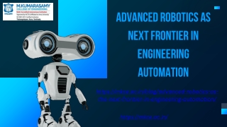 ADVANCED ROBOTICS
