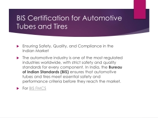 BIS_Certification_Automotive_tubes_and_Tires