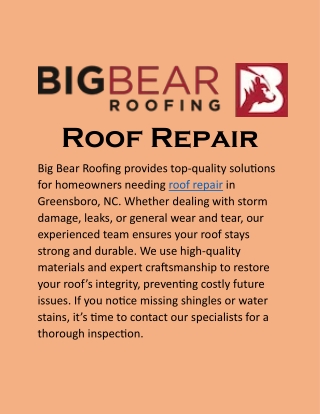 Roof Repair: Prevent Costly Damage & Enhance Value with Expert Fixes