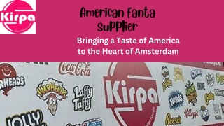 American Fanta Supplier