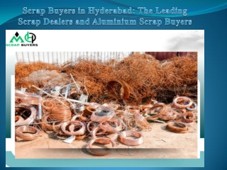 Scrap Buyers in Hyderabad The Leading Scrap Dealers and Aluminium Scrap Buyers