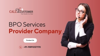 BPO Services Provider Company