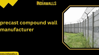 Precast compound wall manufacture