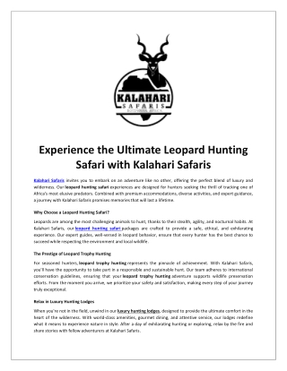 Luxury lodges in botswana