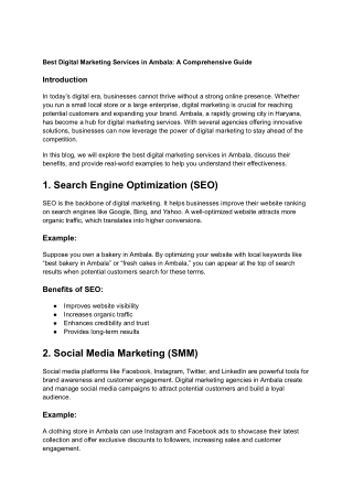 Best Digital Marketing Services in Ambala_ A Comprehensive Guide