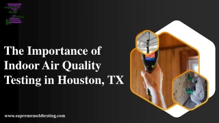 The Importance of Indoor Air Quality Testing in Houston TX