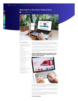 eBay Auction vs. Buy It Now: Things to Know
