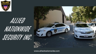 Allied Nationwide Security Inc.