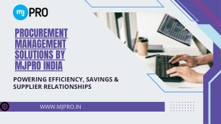 Transforming procurement through intelligent and comprehensive software solution