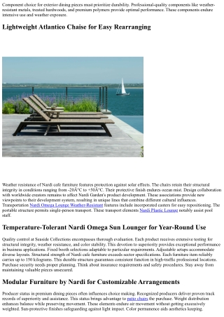 Scratch-Resistant Sun Lounger