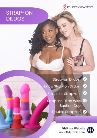 Strap On Dildos | Vancouver Sex Store | Vibrating Double-Sided Strap-On