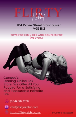 Sex Shop Vancouver | Adult Store Vancouver | Adult Entertainment Store
