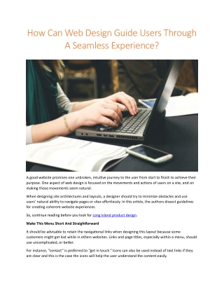 Long island product design