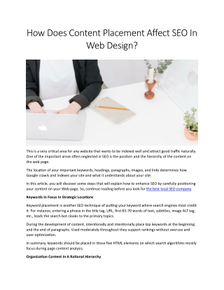 The best local seo company