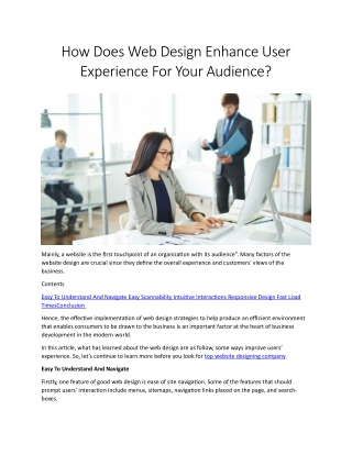 Top website designing company