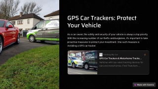 GPS Tracker for Cars - Secure and Monitor Your Vehicle