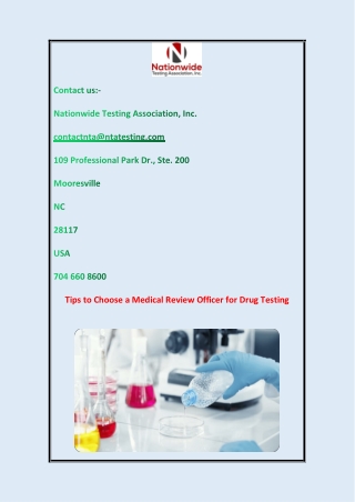 Top Drug Testing Companies Nationwide | Reliable & Fast Services
