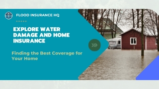 Water Damage and Home Insurance: Know Your Coverage Limits