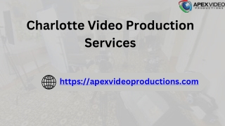 Apex Video Productions Premier Charlotte Video Production Services