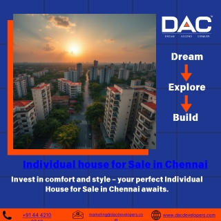Discover your dream home with Individual House for Sale in Chennai
