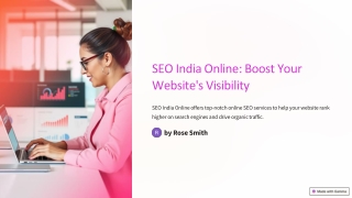 SEO India Online: Boost Your Website's Visibility