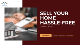 Home Buyers for Cash | Simplified Home Selling Process