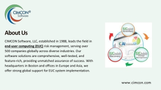 EUC Risk Management & Controls in the Cloud
