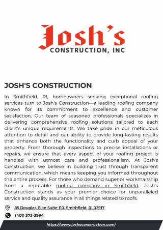 Josh's Construction