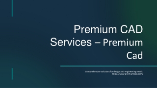 Premium CAD Services – Premium Cad