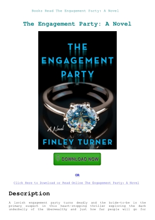 Books Read The Engagement Party A Novel