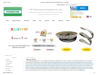 Energy-Efficient LED Stripe Lamp | Brighten Your Space