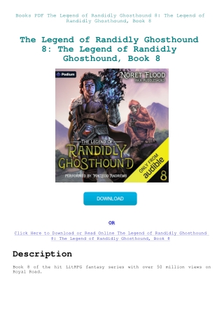Books PDF The Legend of Randidly Ghosthound 8 The Legend of Randidly Ghosthound  Book 8