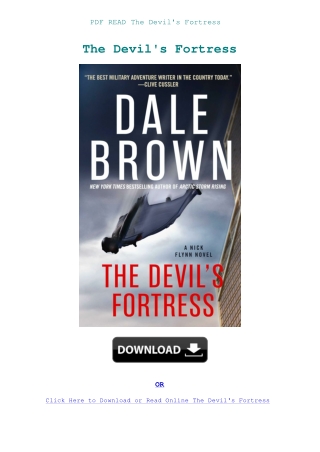 PDF READ The Devil's Fortress