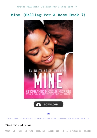 eBooks READ Mine (Falling For A Rose Book 7)