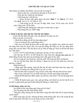 Chuyên đề Giáo viên chủ nhiệm