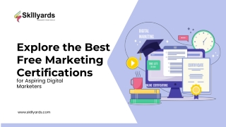 Explore the Best Free Marketing Certifications