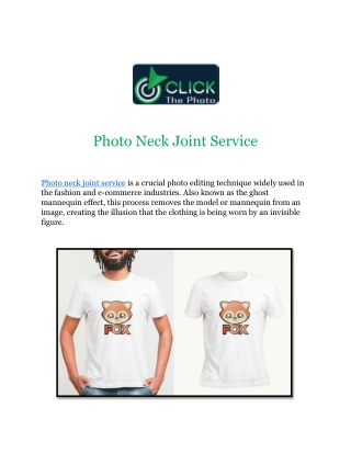 Photo Neck Joint Service