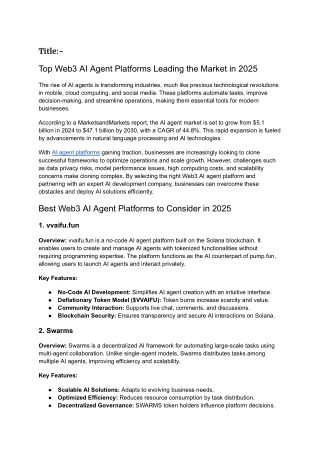 Best AI Agent Platforms to Keep an Eye On in 2025