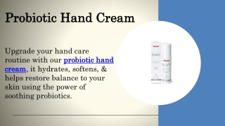 Probiotic Hand Cream