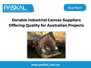 Durable Industrial Canvas Suppliers Offering Quality for Australian Projects