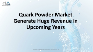Global Quark Powder Market Opportunities & Growth Trend to 2031