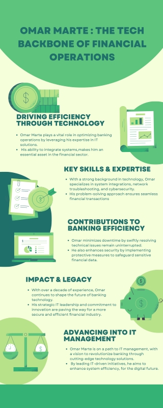 Omar Marte the backbone of financial operations