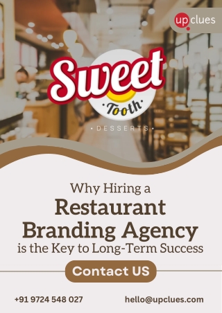 Why Hiring a Restaurant Branding Agency is the Key to Long-Term Success