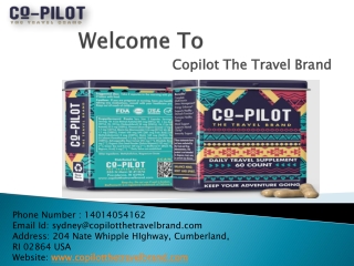 Top Reasons Co-Pilot The Travel Brand is the Best Vitamin Supplement Company