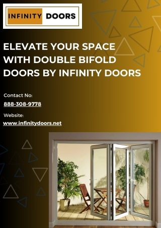 Elevate Your Space With Double Bifold Doors by Infinity Doors