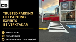 Trusted Parking Lot Painting Experts | BS Verktakar
