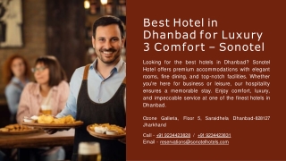 Sonotel Hotel: A Culinary Haven for Families and More in Dhanbad