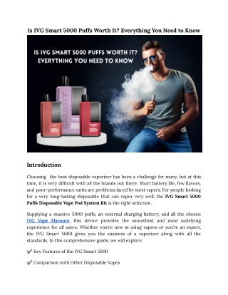 Is IVG Smart 5000 Puffs Worth It_ Everything You Need to Know