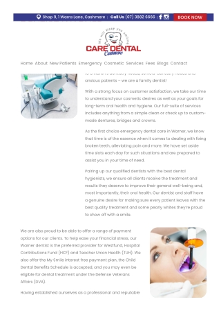 Care Dental Cashmere