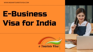 E-Business Visa for India